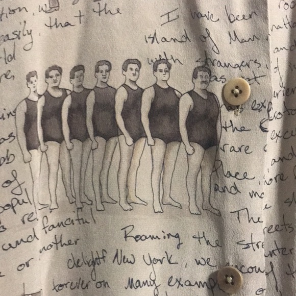 Ellen Tracy vintage 100% silk button down blouse - Picture 3 of 6